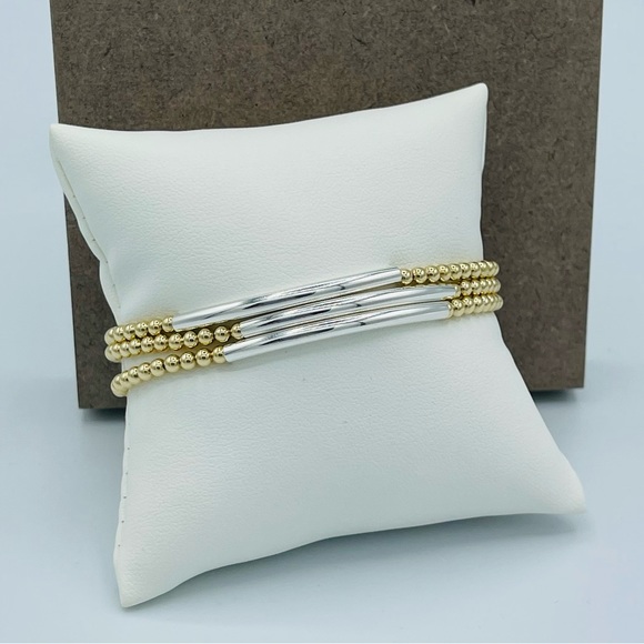 1 Bracelet Gold Filled Waterproof Sterling Silver. Sold individually. Handmade - Picture 2 of 5